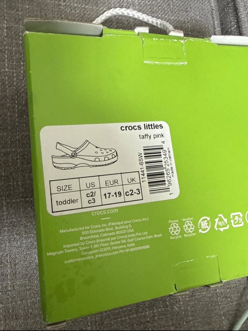 CROCS child pink size 2/3 NEW - Picture 3 of 3